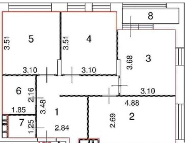 83,3 м², 4-комнатная квартира 20 497 148 ₽ - изображение 29