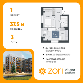 38,6 м², квартира-студия 4 123 548 ₽ - изображение 23