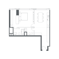 Квартира 61,6 м², 2-комнатная - изображение 3