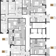 Квартира 70,6 м², 2-комнатная - изображение 2