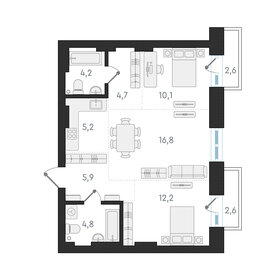 87,3 м², 3-комнатная квартира 6 550 000 ₽ - изображение 127