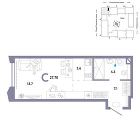 29,9 м², 1-комнатная квартира 17 090 000 ₽ - изображение 87