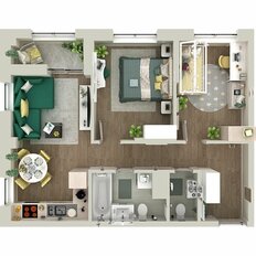 Квартира 57,9 м², 2-комнатная - изображение 2