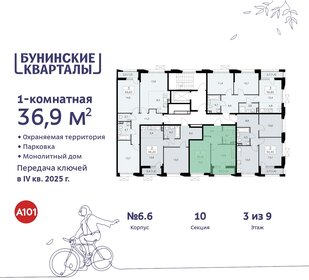 36,7 м², 1-комнатная квартира 9 950 101 ₽ - изображение 12