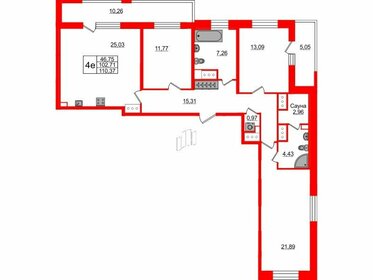 38 м², 1-комнатная квартира 4 150 000 ₽ - изображение 44