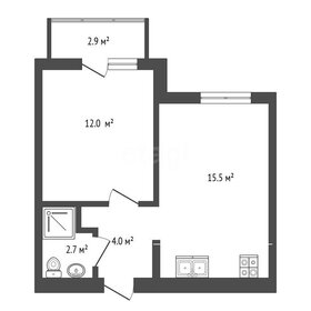 Квартира 37,2 м², 1-комнатная - изображение 1