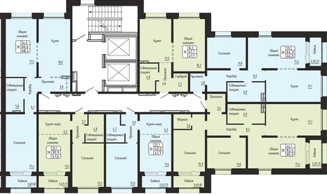 Квартира 41,1 м², 1-комнатная - изображение 2