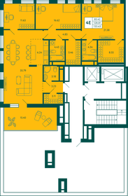 Квартира 133,4 м², 3-комнатная - изображение 2
