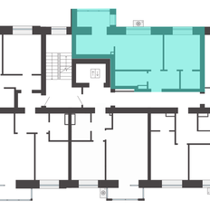 Квартира 44 м², 1-комнатная - изображение 2