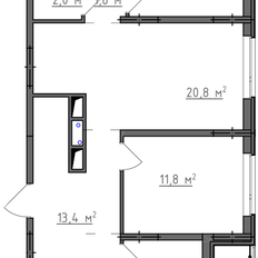 Квартира 80,1 м², 3-комнатная - изображение 3