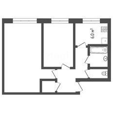Квартира 40,6 м², 2-комнатная - изображение 2