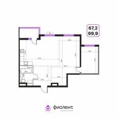 Квартира 67,2 м², студия - изображение 2