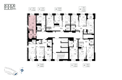 Квартира 26 м², 1-комнатная - изображение 2
