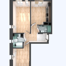 Квартира 66,9 м², 2-комнатная - изображение 5