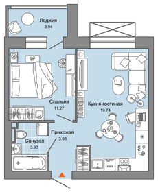 42 м², 2-комнатная квартира 5 317 435 ₽ - изображение 22