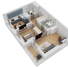 Квартира 53,2 м², 2-комнатная - изображение 3