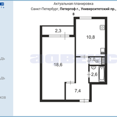 Квартира 40,4 м², 1-комнатная - изображение 3