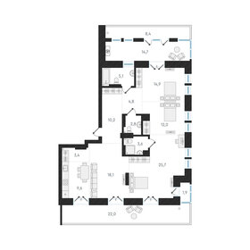 Квартира 110,2 м², 4-комнатная - изображение 1