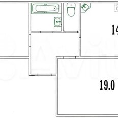 Квартира 62,4 м², 2-комнатная - изображение 2