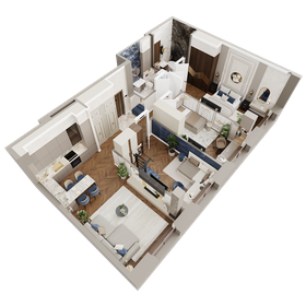 Квартира 84,4 м², 3-комнатная - изображение 4