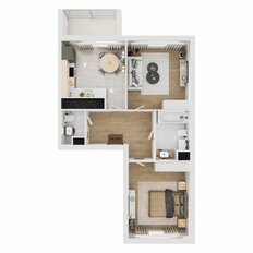 Квартира 58,1 м², 2-комнатная - изображение 2