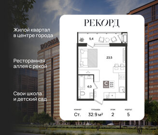 Квартира 32,9 м², студия - изображение 1