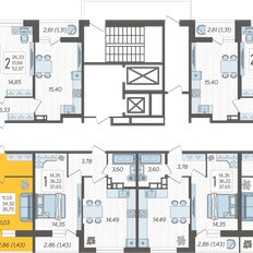 Квартира 35,8 м², 1-комнатная - изображение 2