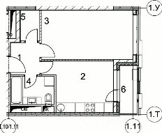 Квартира 47,3 м², 2-комнатная - изображение 1