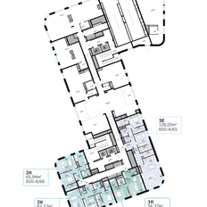 Квартира 65,9 м², 2-комнатная - изображение 2
