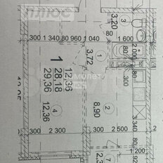 Квартира 30 м², 1-комнатная - изображение 4