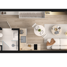 Квартира 23,2 м², студия - изображение 2