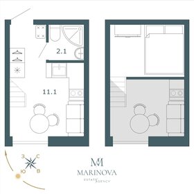 Квартира 13,2 м², студия - изображение 1