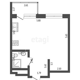 Квартира 35 м², 1-комнатная - изображение 1
