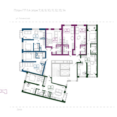 Квартира 64,1 м², 2-комнатная - изображение 3