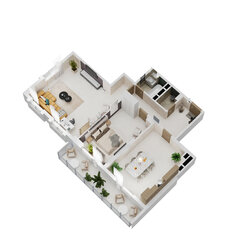 Квартира 97,1 м², 2-комнатная - изображение 2