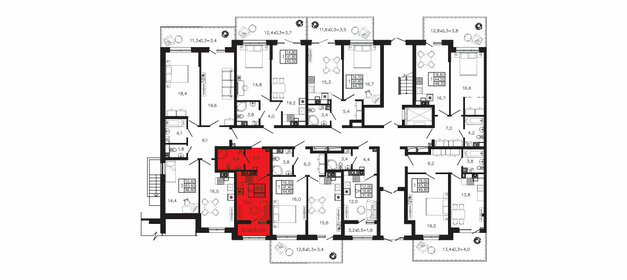 Квартира 22,9 м², студия - изображение 2