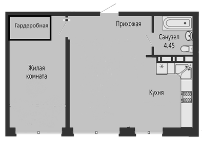 Квартира 57,6 м², 2-комнатная - изображение 1