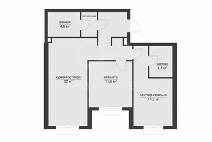 Квартира 67,3 м², 3-комнатная - изображение 1