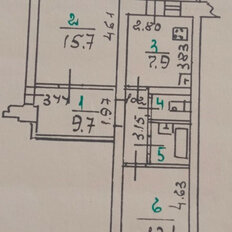 Квартира 53 м², 2-комнатная - изображение 4