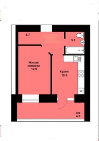 Квартира 38 м², 1-комнатная - изображение 1