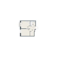 Квартира 37,8 м², 1-комнатная - изображение 4