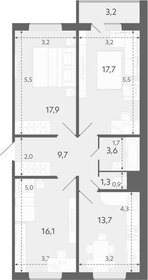 Квартира 83 м², 3-комнатная - изображение 1