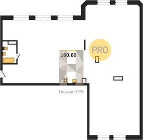 Квартира 160,6 м², 1-комнатная - изображение 1