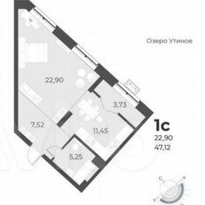 Квартира 46,6 м², студия - изображение 3