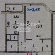 Квартира 42,5 м², 1-комнатная - изображение 2