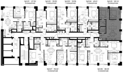 Квартира 60,1 м², 2-комнатная - изображение 2