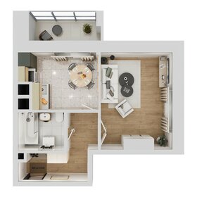 Квартира 38,1 м², 1-комнатная - изображение 2