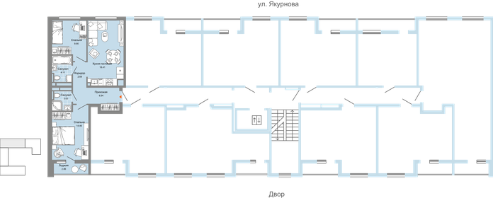 65,2 м², 3-комнатная квартира 5 150 000 ₽ - изображение 74