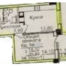 Квартира 40 м², 2-комнатная - изображение 4