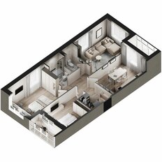 Квартира 90,3 м², 3-комнатная - изображение 2